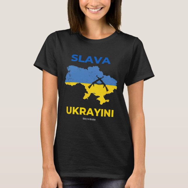 Camiseta Glória à Ucrânia (Frente)