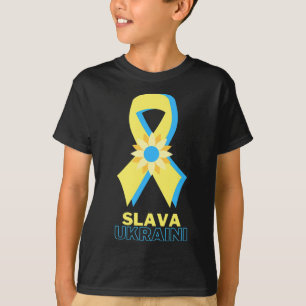 Camiseta Glória à Ucrânia Apoio à Ucrânia Eu Estou Com a Uc