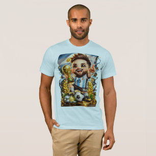Camiseta Glória do Futebol Campeão Gráfico Inspirador Mascu