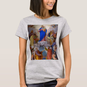 Camiseta glória para Nossa Senhora, Ajuda dos Cristãos