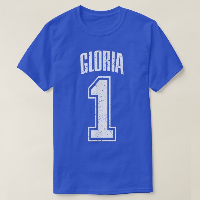 Camiseta Gloria Supporter Número 1 Maior Ventilador  (Frente do Design)
