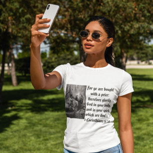 Camiseta Glorifique conseqüentemente o deus