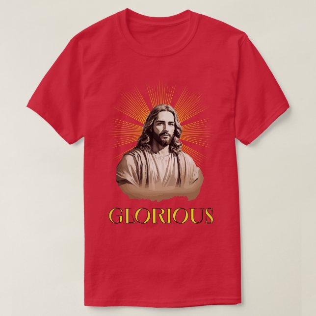 Camiseta Glorioso Jesus (Frente do Design)