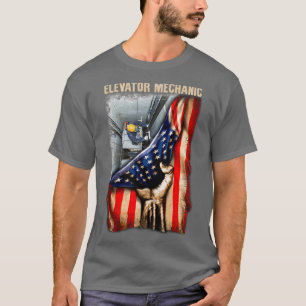 Camiseta Glorioso Mecanismo de Elevador Americano