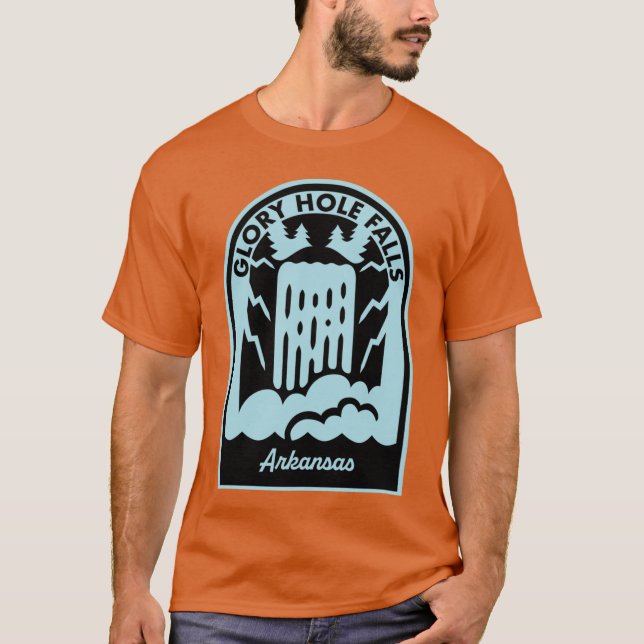 Camiseta Glory Hole Falls Arkansas (Frente)