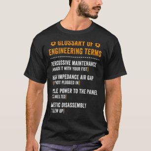 Camiseta Glossário de Termos de Engenharia Definição do Eng