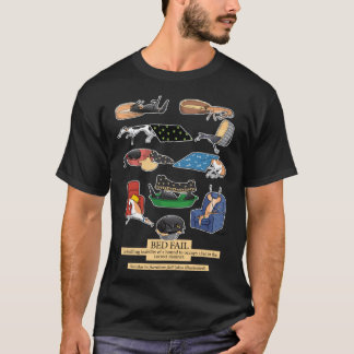Camiseta Glossário Greyhound Falha na cama A Redbubble desi