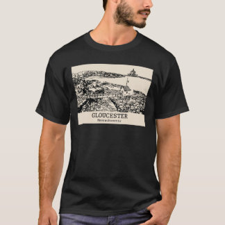 Camiseta Gloucester Massachusetts Oversize