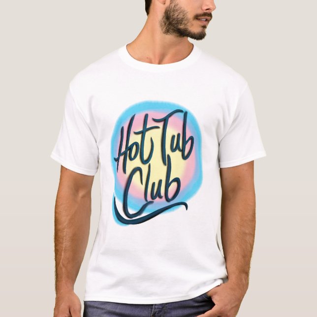 Camiseta GLOW do Hot Tub Club (Frente)