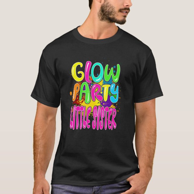 Camiseta Glow Party Clothing Glow Party Tees Glow Party Lit (Frente)