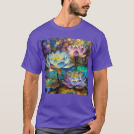 Camiseta Glowing Lotus Flowers Trio