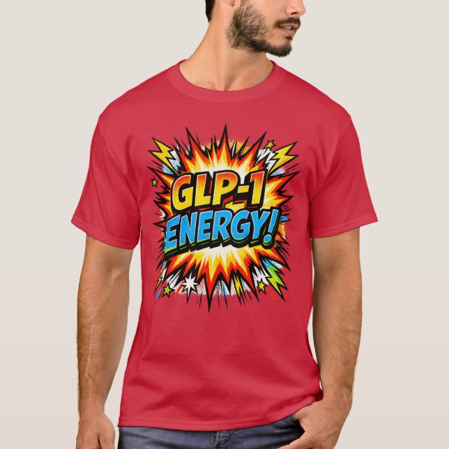 Camiseta GLP-1 Energia Comic Pop Art (Frente)