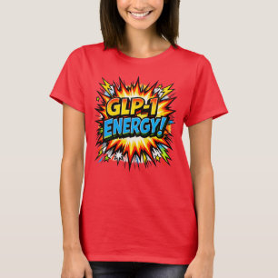 Camiseta GLP-1 Energia Comic Pop Art
