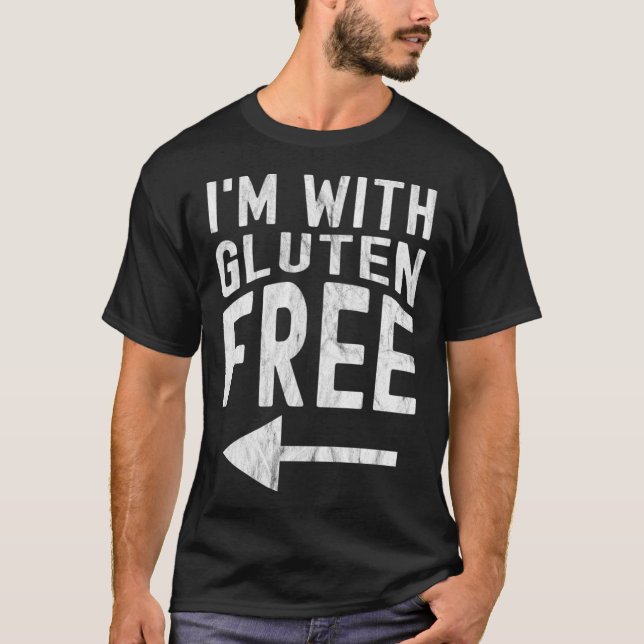 Camiseta Gluten Livre Estilo De Vida Trigo Doença Celiônica (Frente)