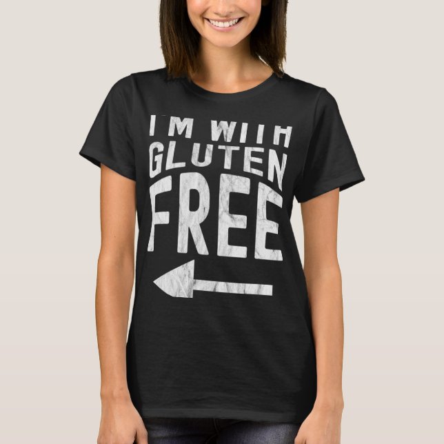 Camiseta Gluten Livre Estilo De Vida Trigo Doença Celiônica (Frente)