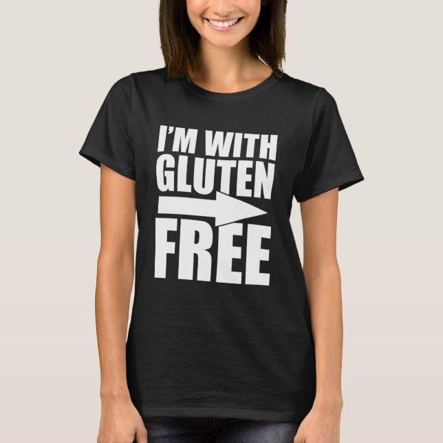 Camiseta Gluten Livre Estilo De Vida Trigo Doença Celiônica (Frente)