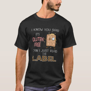 Camiseta Gluten Livre Hoje Não Gluten Celiac Disease Allerg