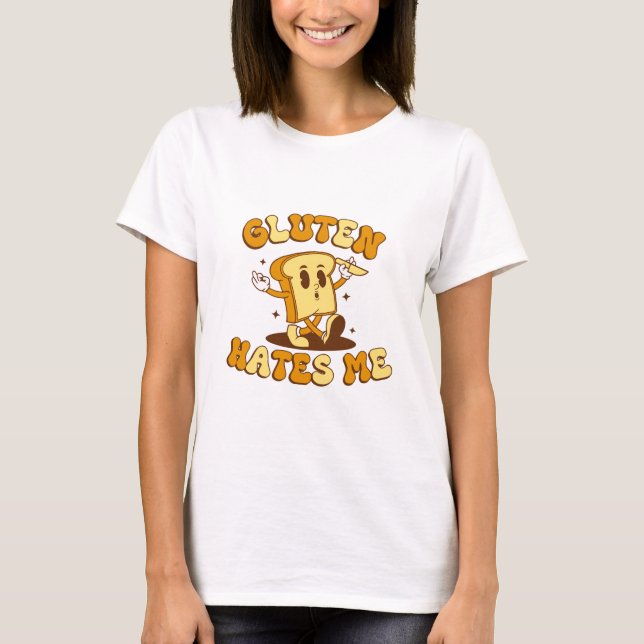 Camiseta Glúten Me Odeia (Frente)