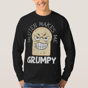 Camiseta Gluten Me Torna Comida Engraçada Alergia Celiaca D