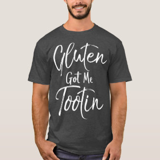 Camiseta Gluten Me Trouxe Tootage Vintage Comida Gluten