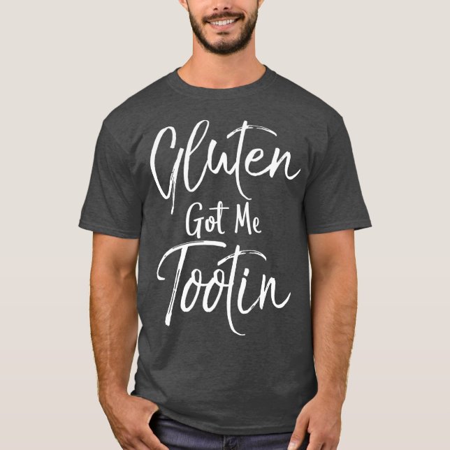 Camiseta Gluten Me Trouxe Tootage Vintage Comida Gluten (Frente)