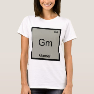 Camiseta Gm - Símbolo De Elemento De Química Engraçado G