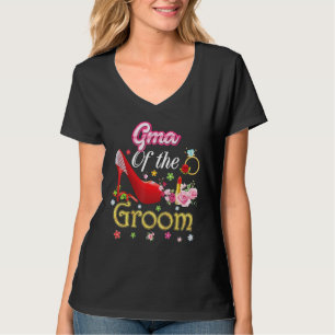 Camiseta Gma Das Mães De Calçado Rosa-Flor Feliz Casamento