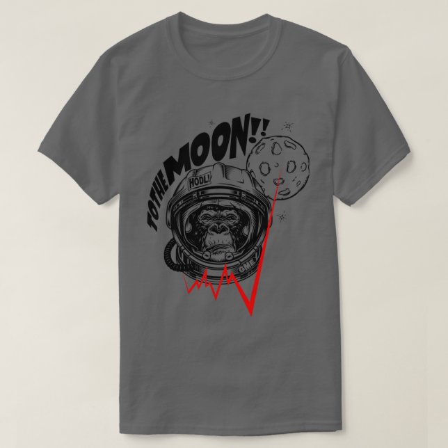 Camiseta GME para a lua (Frente do Design)
