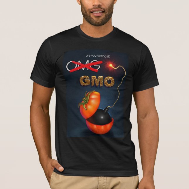 Camiseta GMO - você está comendo-o? (Frente)