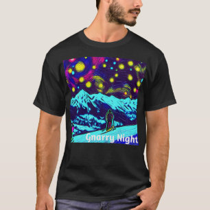 Camiseta Gnarry Nightski Van Gough engraçado apres ski pun