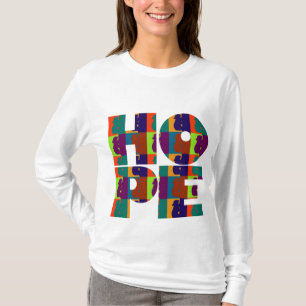 Camiseta GNL da ESPERANÇA das mulheres. T da Capa
