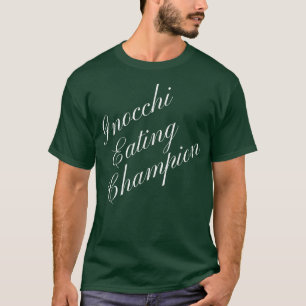 Camiseta Gnocchi Eating Champion Competition Comida Eating 