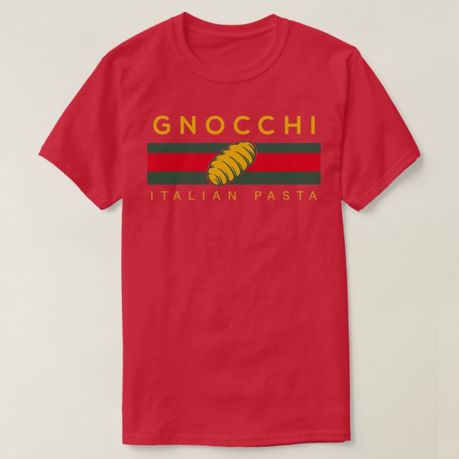 Camiseta Gnocchi vintage Italian pasta (Frente do Design)