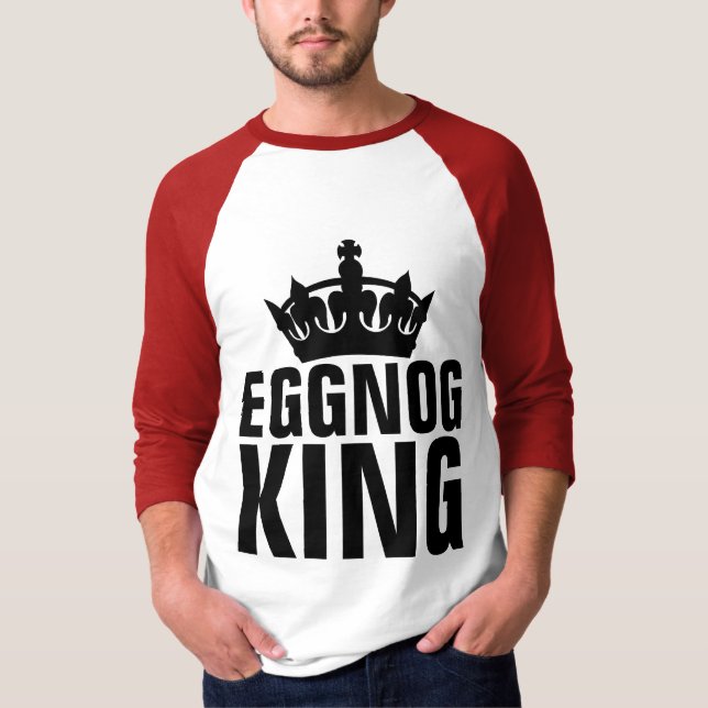 Camiseta GNOG KING, T-Shirts de Natal de Homens Engraçados (Frente)