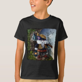 Camiseta Gnome cat com martelo e lâmpada vai funcionar