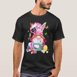 Camiseta Gnome Com Ovos De Páscoa E Máquinas De Costura