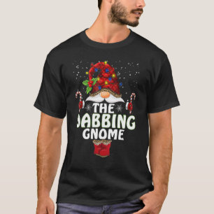 Camiseta Gnome Dabbing Xadrez de Búfalo Família Corresponde