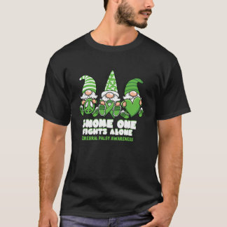 Camiseta Gnome de Conscientização da Paralisia Cerebral Um