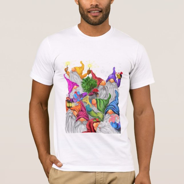 Camiseta Gnome de Natal (Frente)