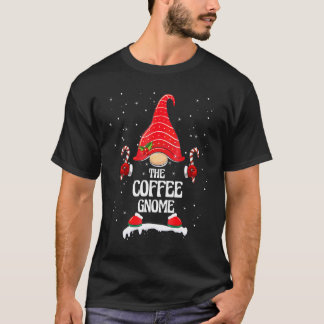 Camiseta Gnome do Café Xadrez Búfalo Família Correspondente