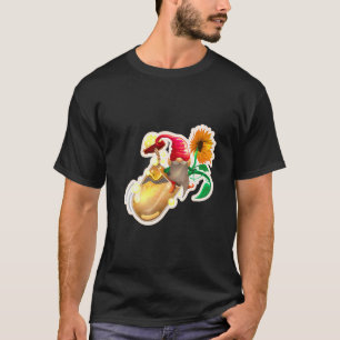 Camiseta Gnome do Girassol Cápsula Jardim Fazenda Hippie St