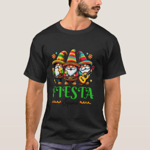 Camiseta Gnome do Sombrero Chapéu Mexicano Cinco De Mayo Fe