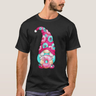 Camiseta Gnome Donut Com Padrão Fofo Para Jardineiro E Don