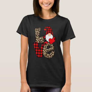 Camiseta Gnome Leopard Love Tee Pink Heart