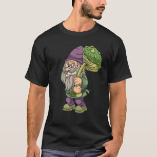 Camiseta Gnome Mushroom Fungus Mitológico Criatura Nanã