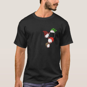 Camiseta Gnome no Pocket Buffalo Xadrez Pocket Gnomo Christ