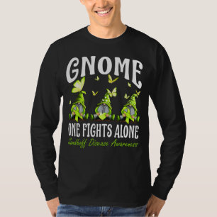 Camiseta Gnome One combate sozinho a consciência da doença 