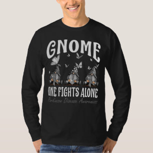 Camiseta Gnome One combate sozinho a consciência da doença 
