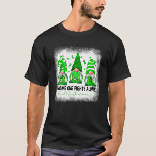 Camiseta Gnome One combate sozinho a consciência da saúde m