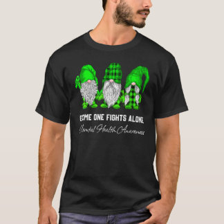 Camiseta Gnome One combate sozinho a consciência da saúde m